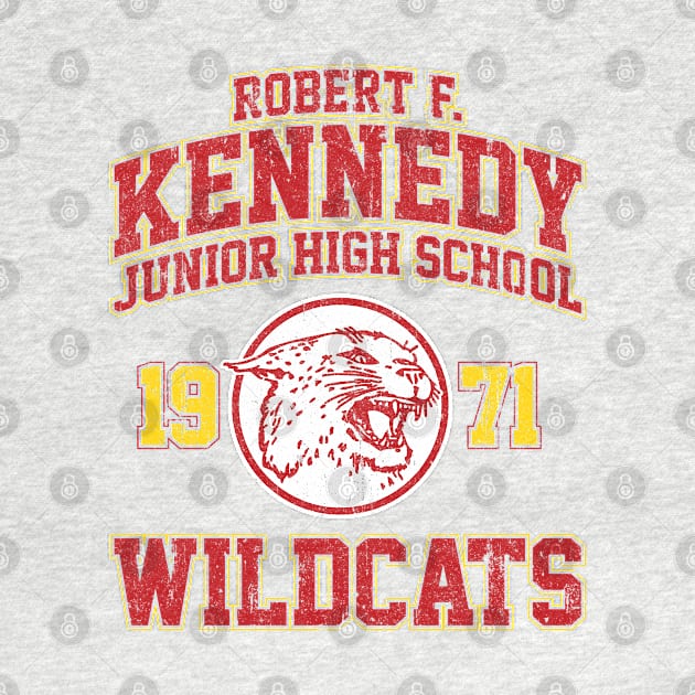 Robert F Kennedy Junior High School Wildcats - Wonder Years (Variant) by huckblade